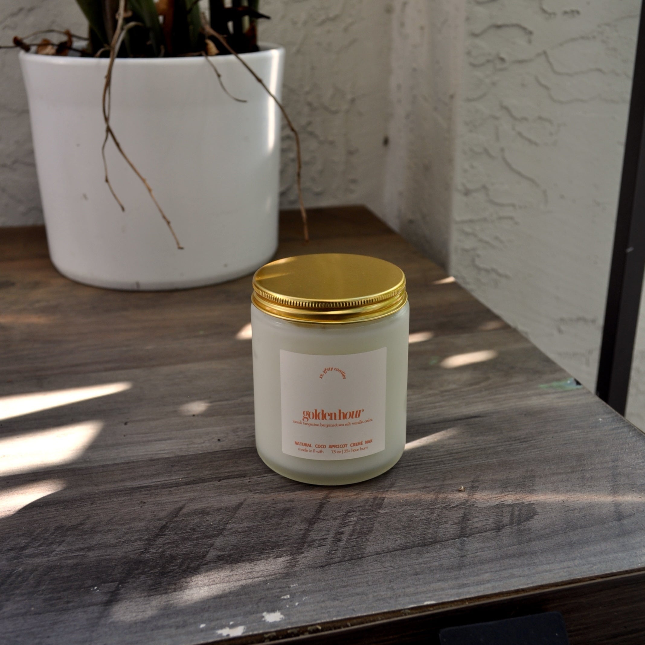 Golden Hour Candle | Neroli, Orange Blossom & Cedarwood Fragrance
